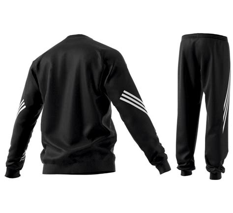 adidas joggingpak zwart wit|adidas trainingspak mannen.